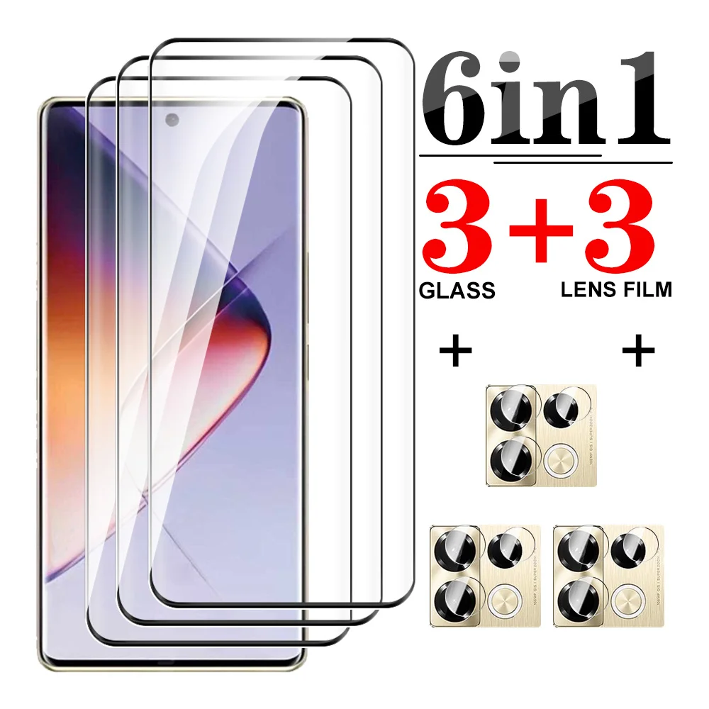 szkło aparatu 6 w 1 do Infinix Note 40 Pro 5G 4G zakrzywione ochronne note Plus 78 cala