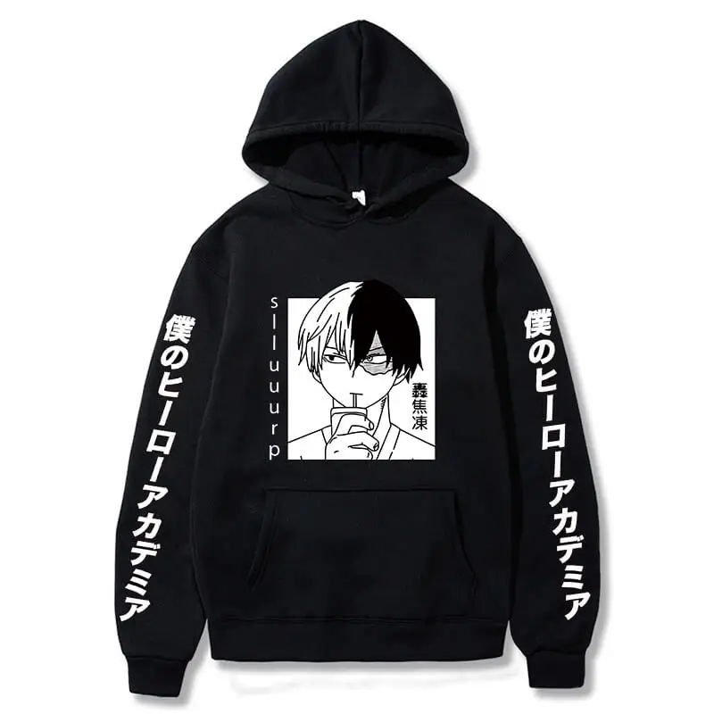 

Harajuku My Hero Academia Men's And Women's Hoodie Spring Men's Casual Anime Pullover Campus Streetwear High Quality Fashion Top