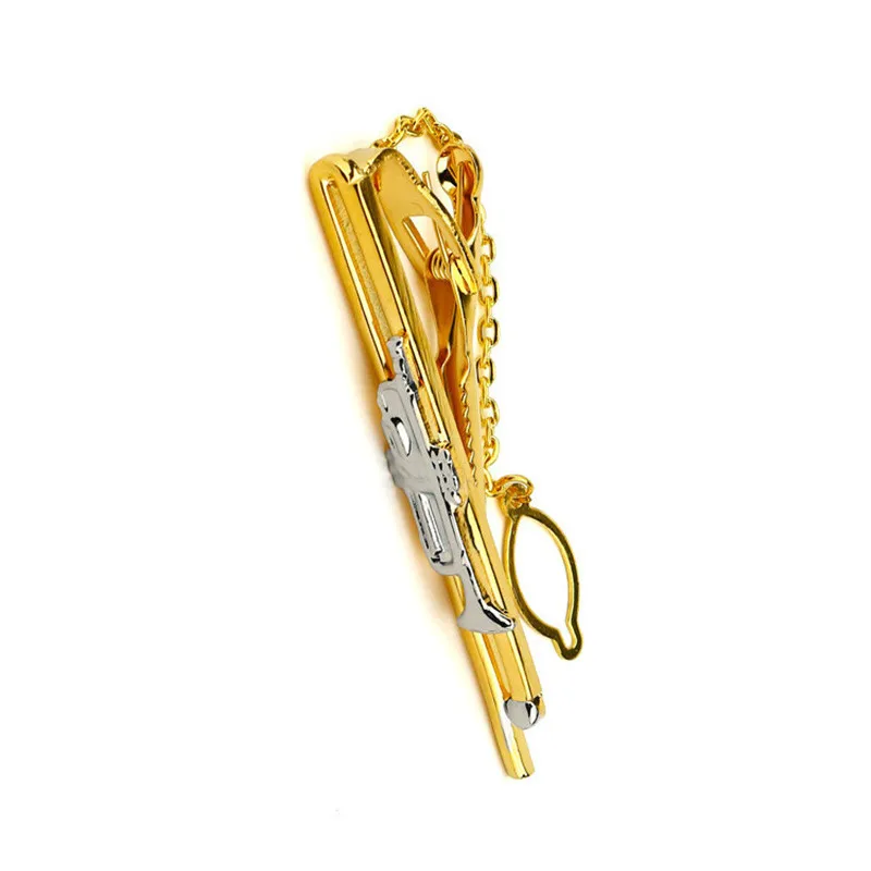 

Труба Новинка Простой модный стиль зажим для галстука для мужчин металлический золотой тон простая застежка для галстука Практичная засте...