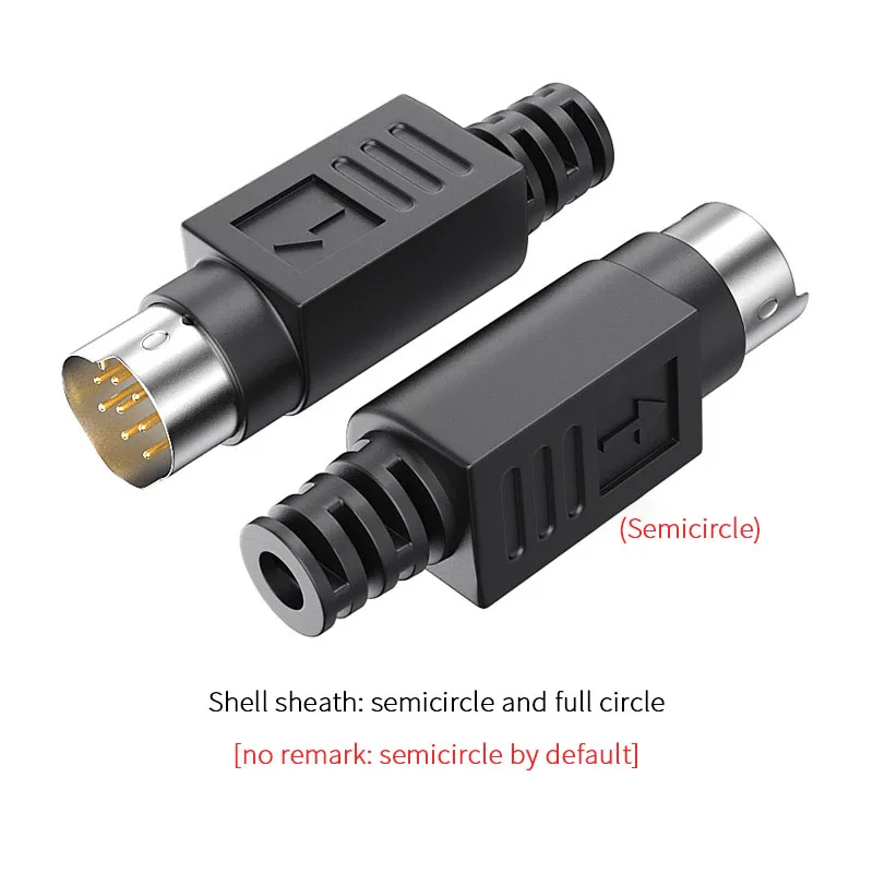 4 шт. 8-контактный разъем Din Штекерный мини-разъем для клавиатуры и детской модели