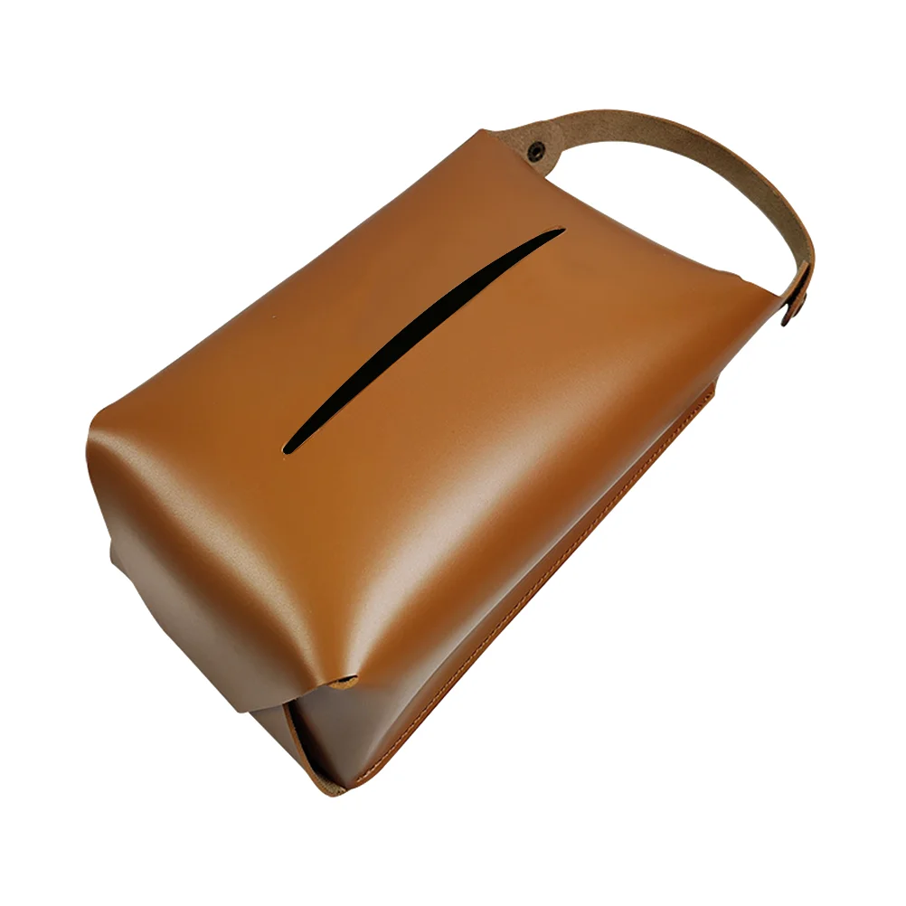 

Tissue Box Holder Napkin Car Cover Case Dispenser Decorative Tissues Rectangular Vehicle Accessories Desk Hanging Paper