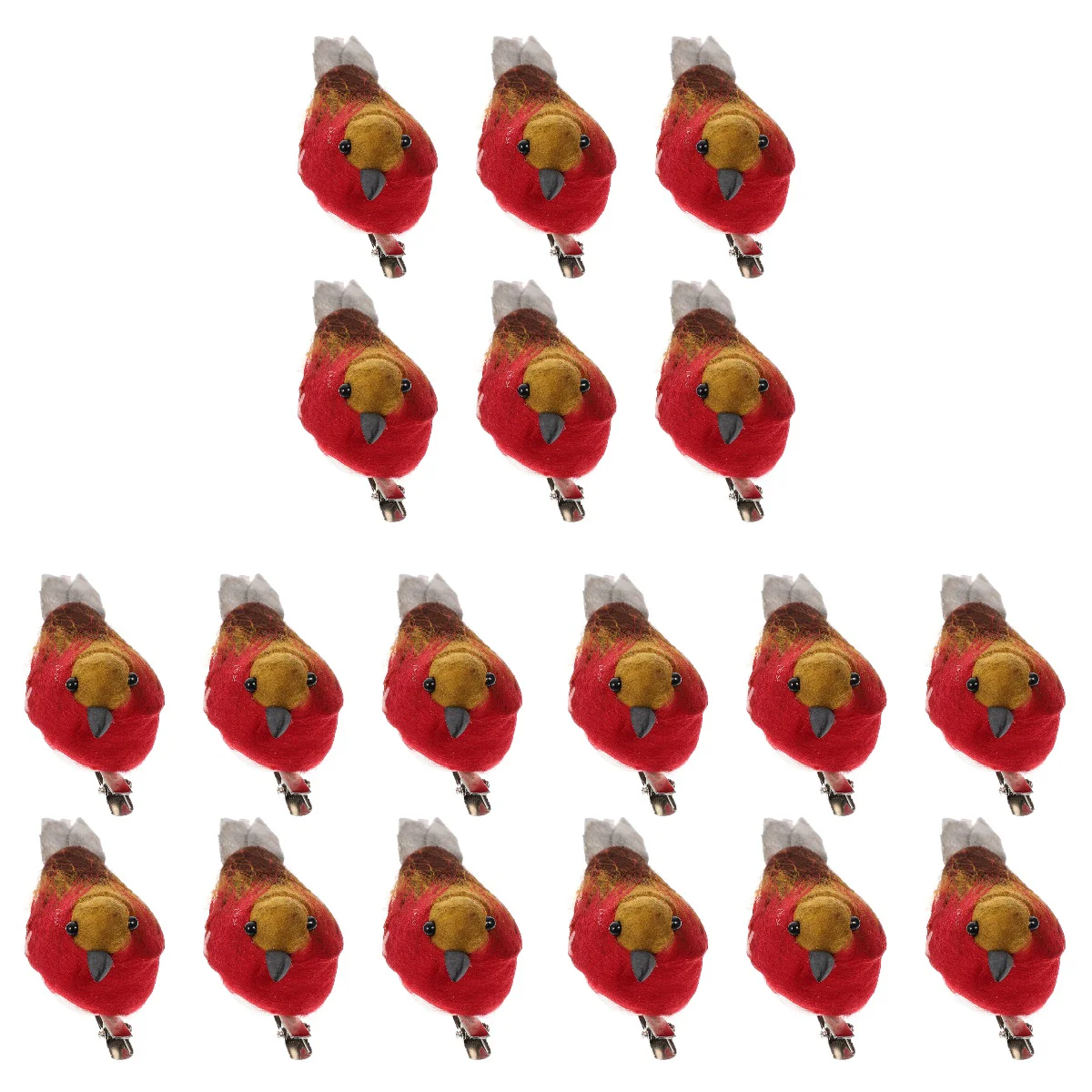 

18 pcs Artificial Simulation Birds Ornaments Birds photography props garden decorations