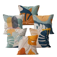 flower nordic cushion cover home decor 4040 45x45 scandinavian decorative pillow case for sofa outdoor pillowcase decoration