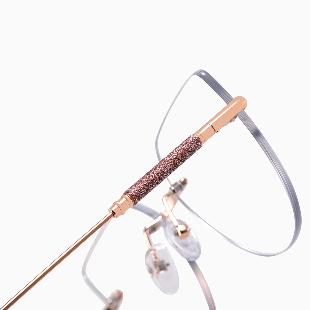 Kachawoo очки кошачий глаз без оправы женские металлические модные в оправе черные