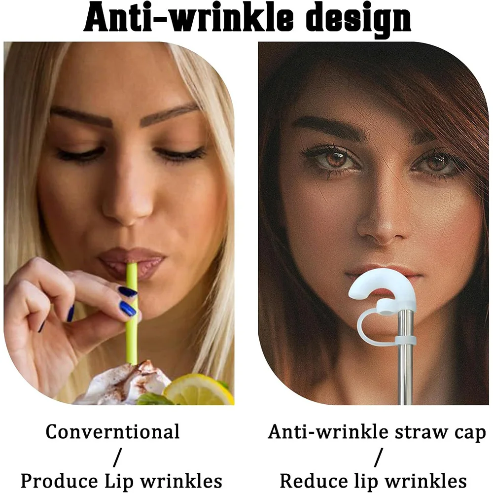 9мм крышки для силиконовых соломинок многоразовые устойчивые к морщинам и пыли