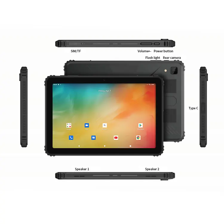 2023 дешевая цена 10 1 дюйма водонепроницаемый IP68 8 Гб RAM 128 ROM 4g lte android промышленный ПК