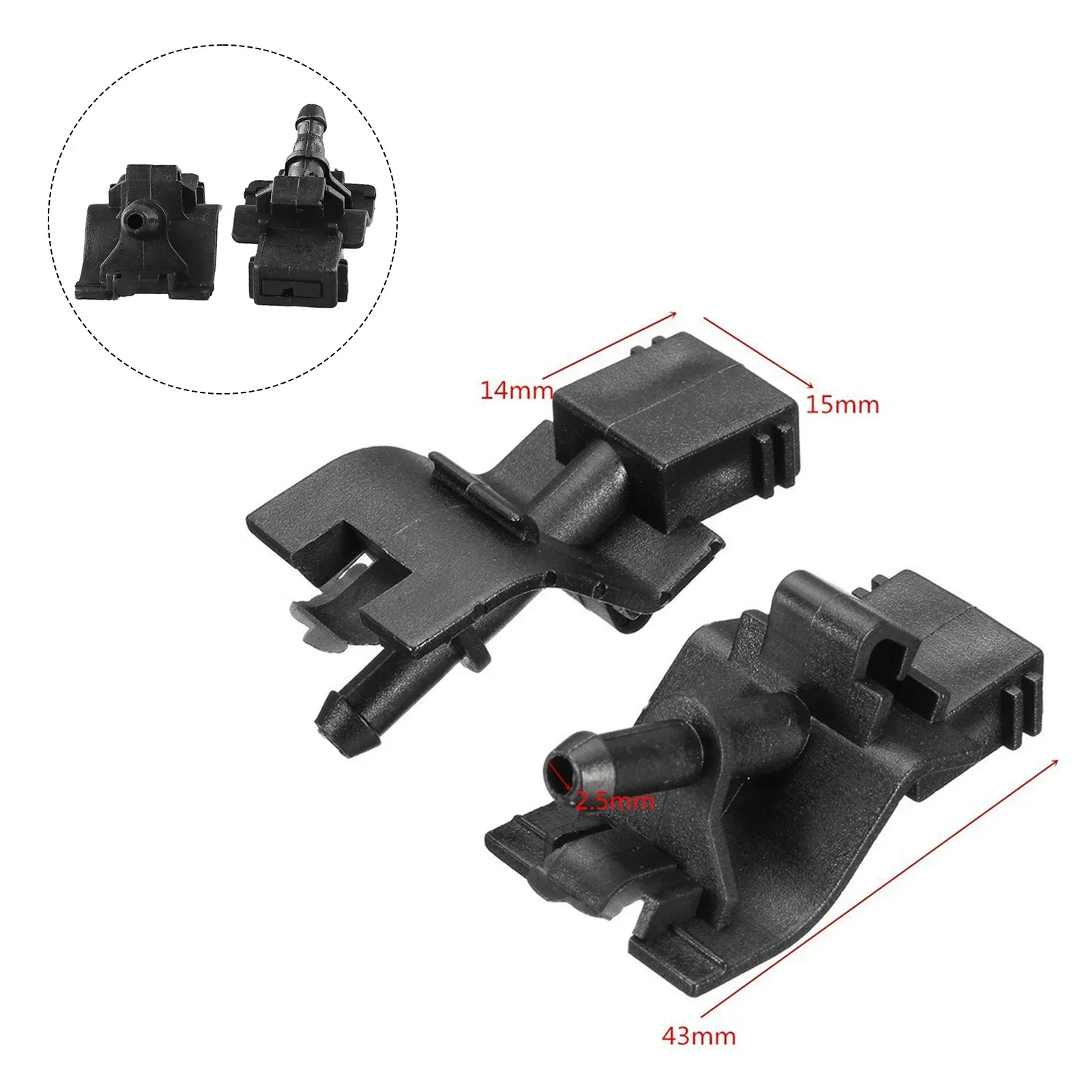 2 шт./комплект насадки для стеклоочистителя лобового стекла 85381-12300