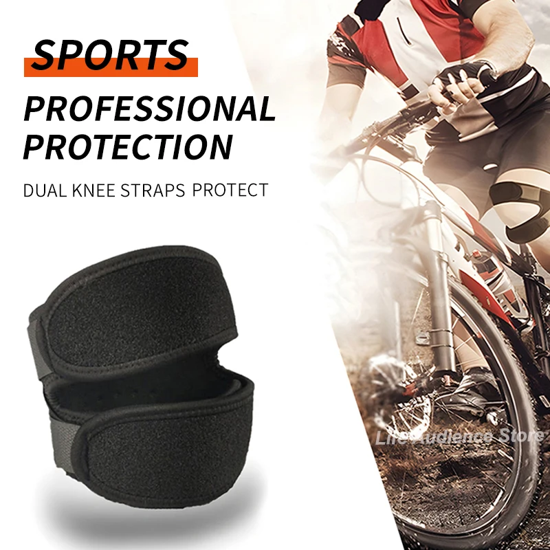 Sports Knee Support Brace Double Patellar Tendon Strap Relieve Knee Pain for Arthritis Running Jumper Tennis Injury Recovery