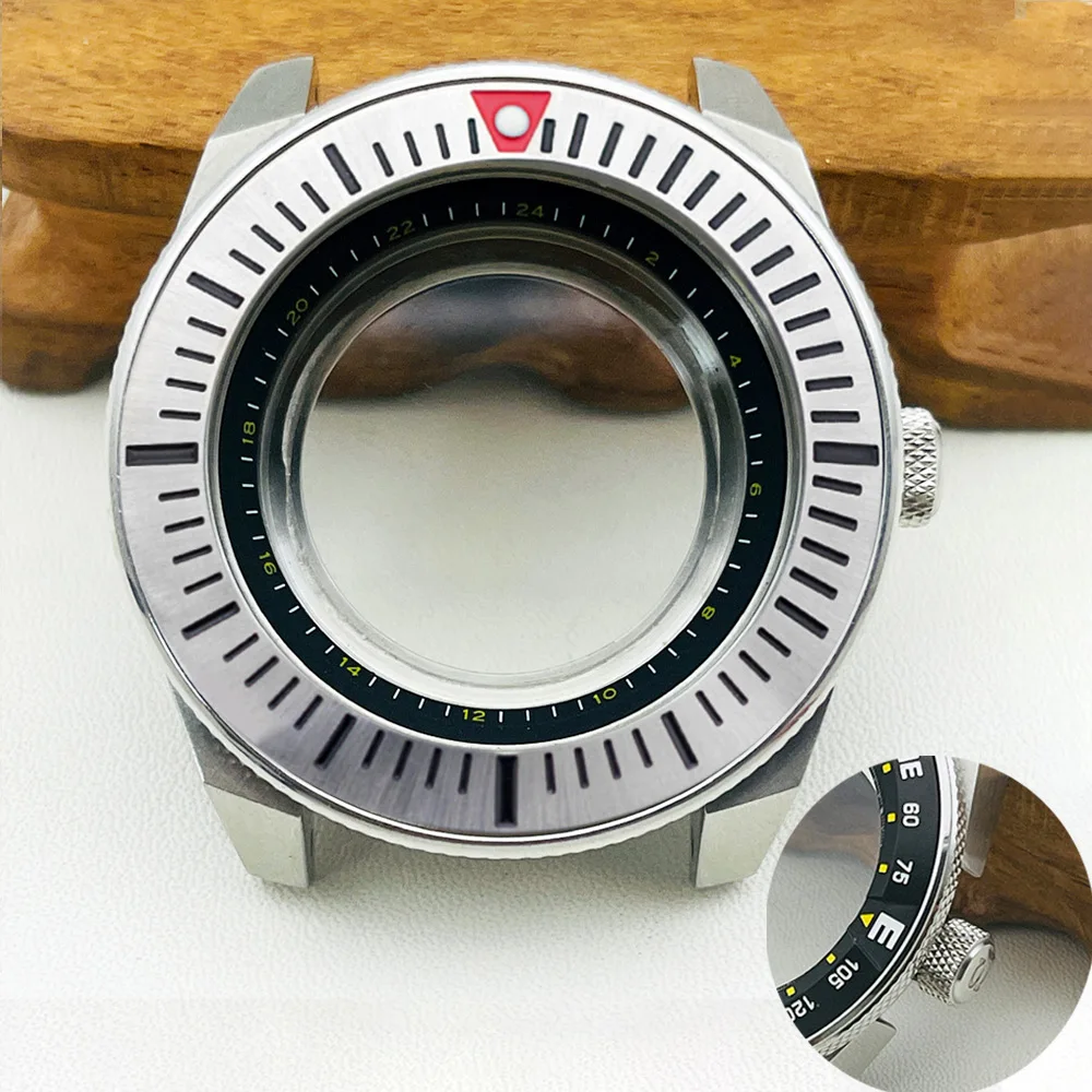 Корпус для часов Samurai 44 мм корпус NH35 NH36 подходит NH34 4R35 7S26 автоматический механизм