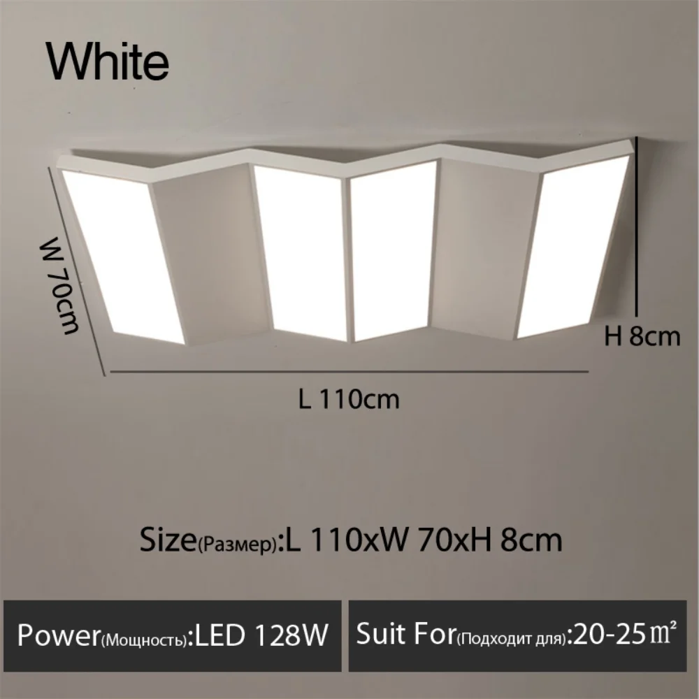 

Лампа потолочная в скандинавском стиле, современное прямоугольное украшение для гостиной, спальни, столовой