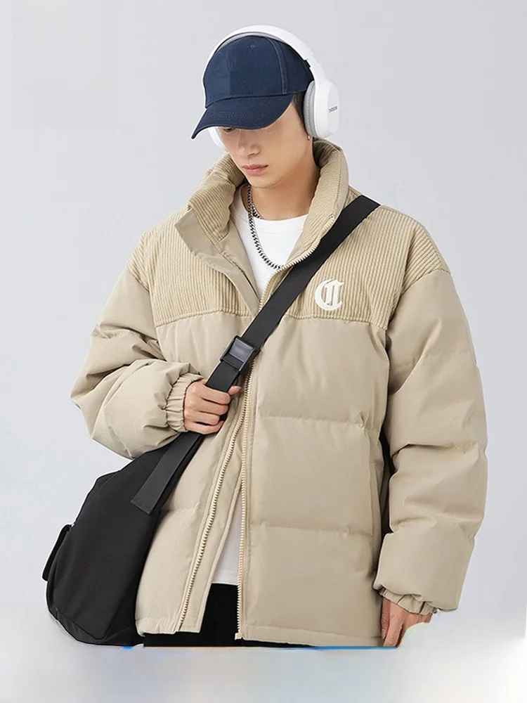 D4 Zhenvis Мужская одежда 2024 осеннее новое универсальное модное пальто с вышивкой