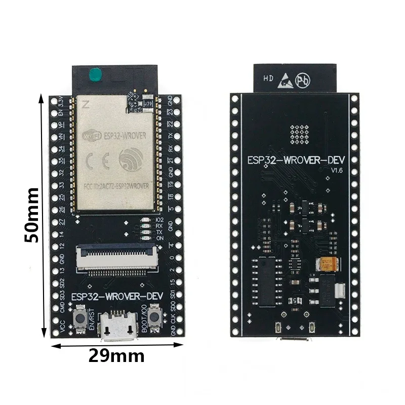 Плата разработки ESP32 CAM ESP32-WROVER-DEV CH340C с модулем Wi-Fi и камерой OV2640 ESP32-CAM ESP32-WROVER (art.: 3920dbc62f429) - 3920dbc62f429
