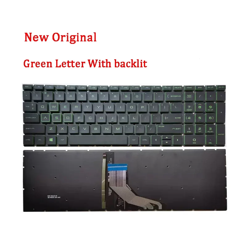 Новая сменная клавиатура для ноутбука совместимая с HP 15T-DK000 ENVY 15-DS 15-DS0000 15m-ds0000 16-A