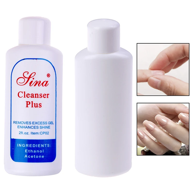 

Liquid Surface Sticky Layer Residue UV Gel Polish Excess Remover Nail Art Acrylic Clean Degreaser for Nail 60ml