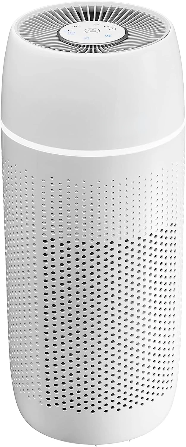 

5-in-1 PetPlus UV-C Air Purifier - 360-Degree HEPA Filter for 266 Sq Ft, Air Purifiers for Pets, Bedroom, and Home with Essentia