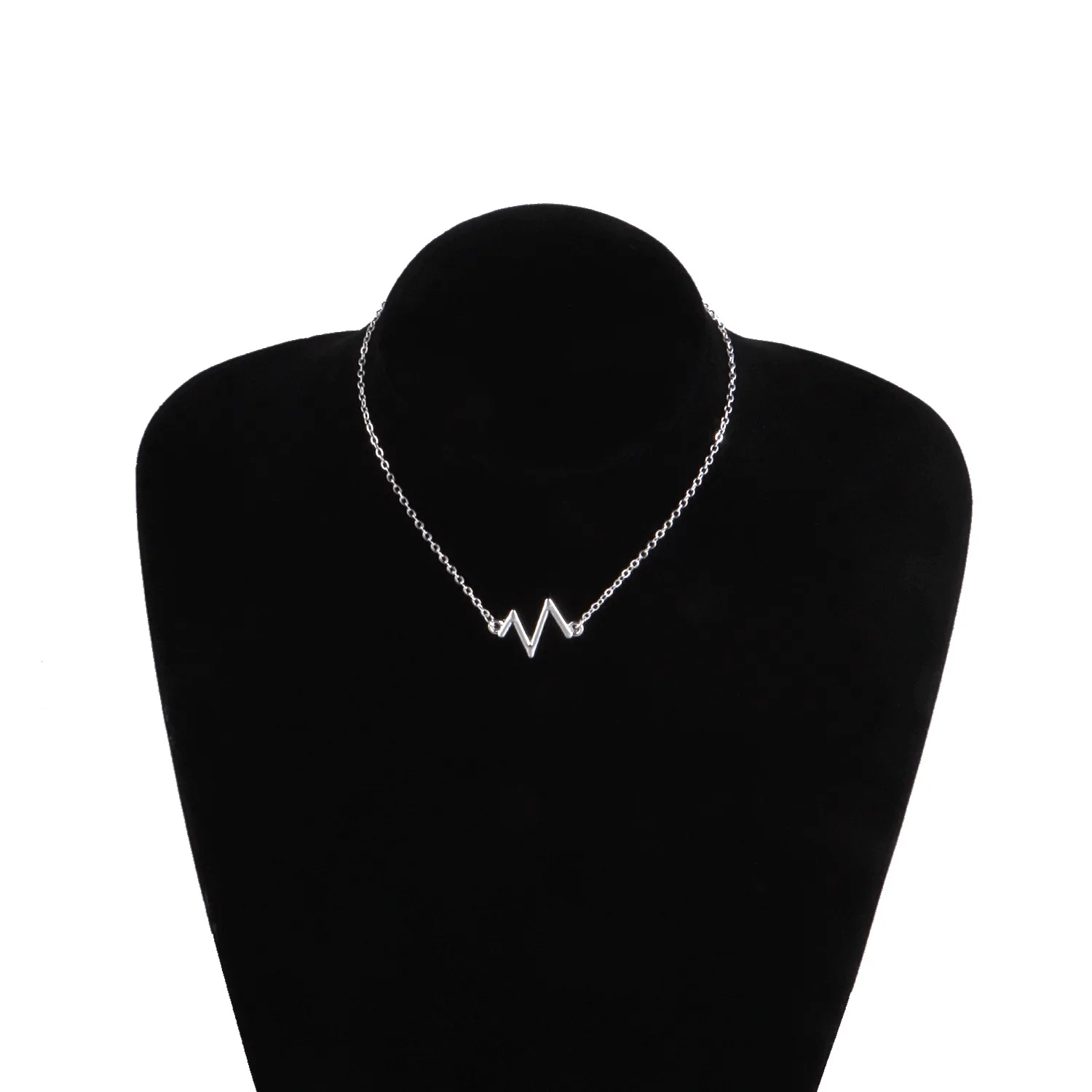 

Heartbeat Chain Necklace Simple and Generous All-match Temperament Ins Personality Sweater Chain Gift Niche Design
