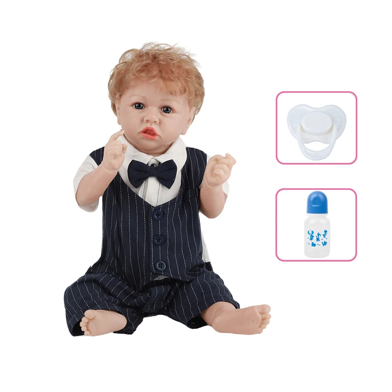 

58CM popular reborn Saskia newborn baby reborn doll lifelike detailed real soft touch collectible doll