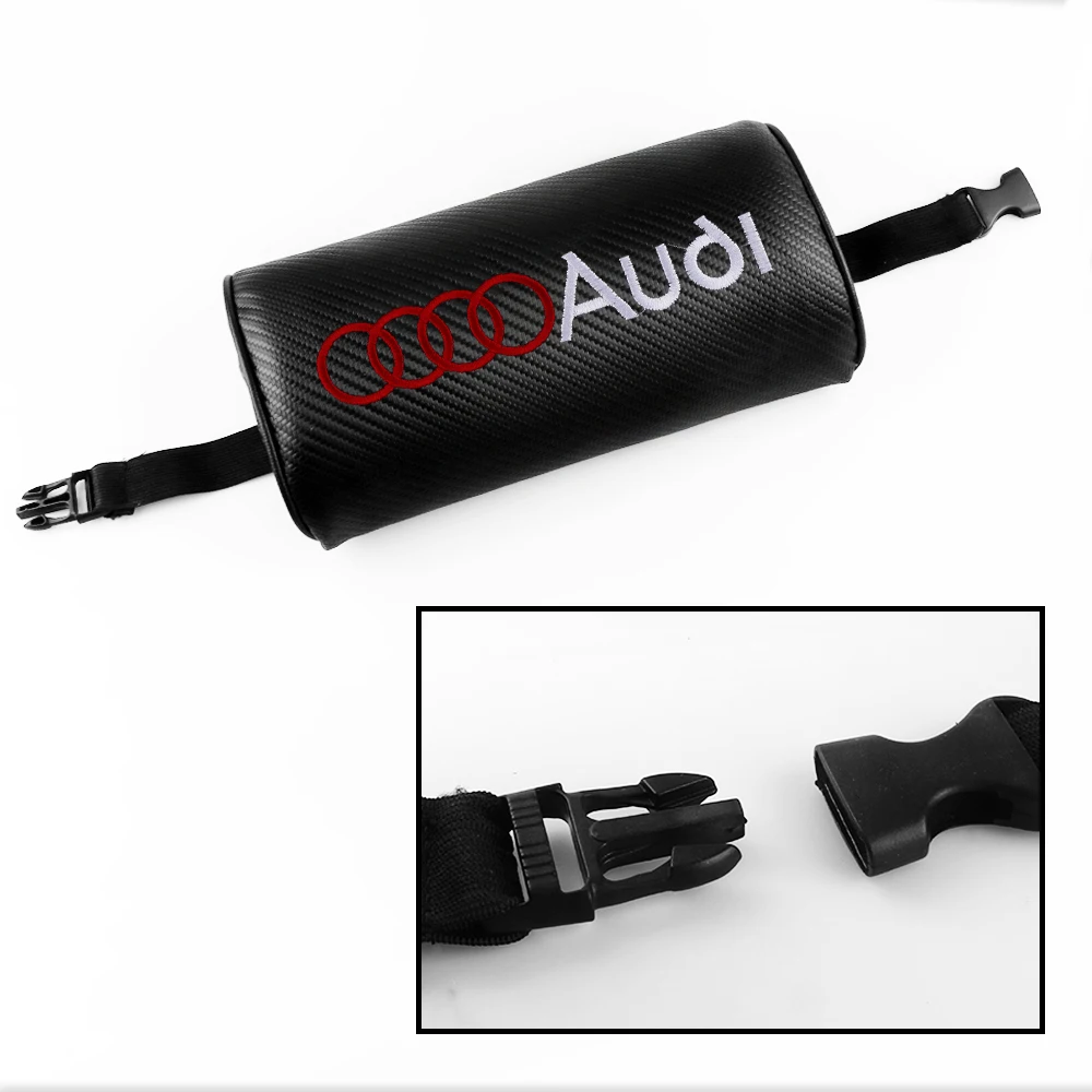 1/2 шт. автомобильный подголовник из углеродного волокна подушка для поддержки