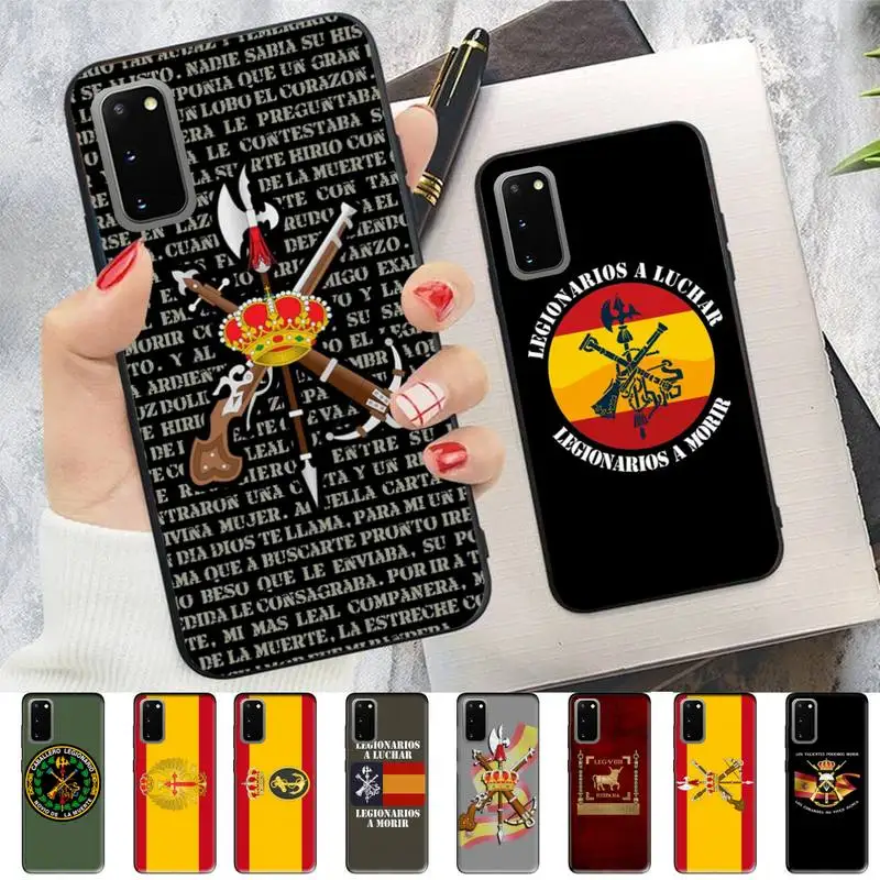 

YNDFCNB Spanish Legion Phone Case for Samsung S10 21 20 9 8 plus lite S20 UlTRA 7edge