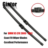 gintor auto car lhd wiper front wiper blades set for bmw x5 e70 2006 2011 windshield windscreen front rear window 2420