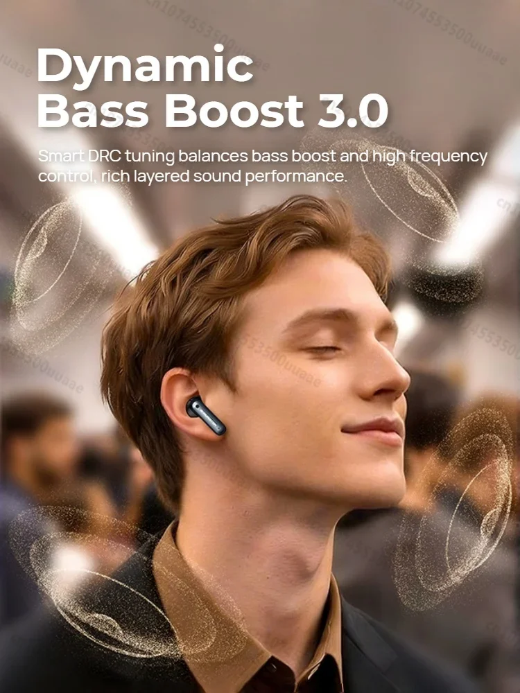 Фото Наушники Monster AirStar A03 ANC с мощными глубокими басами, Bluetooth 6.0, TWS, беспроводные, с гибридным активным шумоподавлением №4
