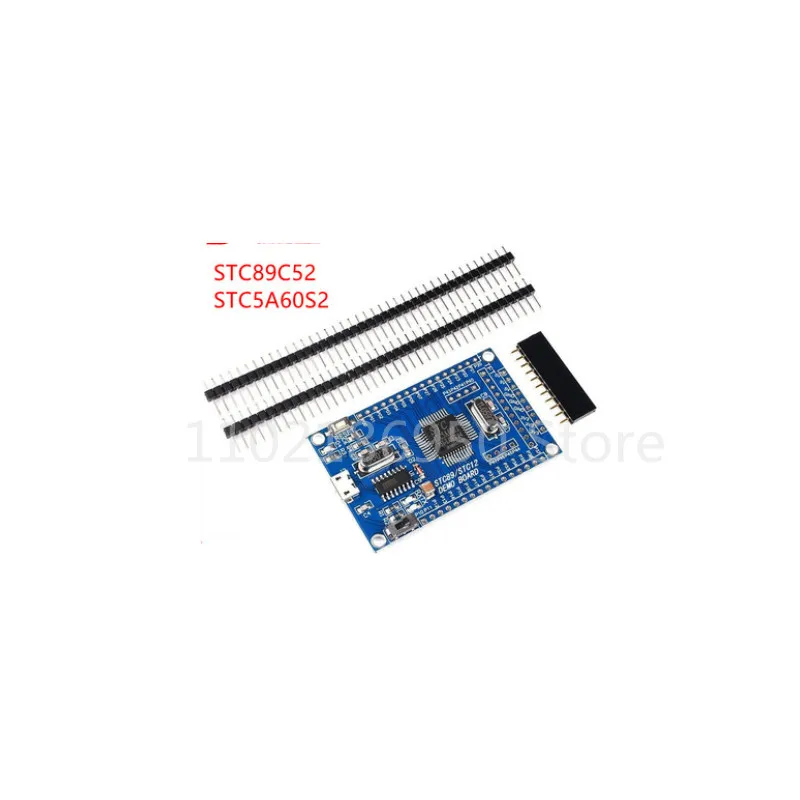 

1 piece 51 MCU minimum system board STC12C5A60S2 STC12 core development learning board dual serial ports