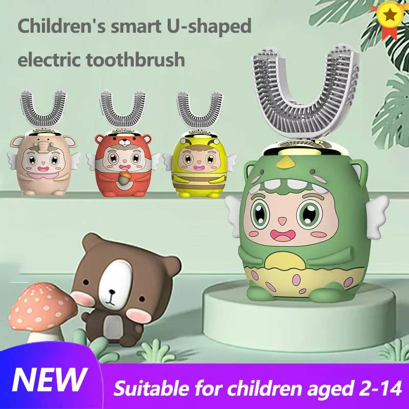 

Sonic Electric Toothbrush Automatic 360 degree toothbrush ultrasonic soft silicone electric children toothbrush kids
