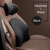 car seat cushion pillow neck pillow for car back support chair office memory foam cushion car orthopedic pillow lumbar support