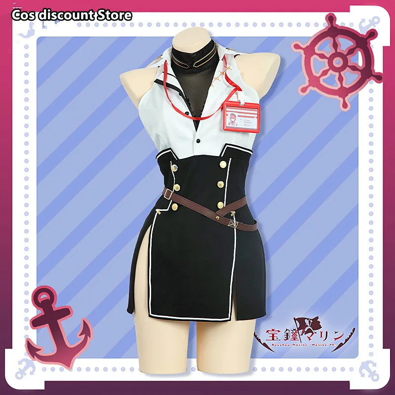 Костюм для косплея Houshou Marine Hololive VTuber Cos униформа костюмы аниме женщин 2023 поддержка