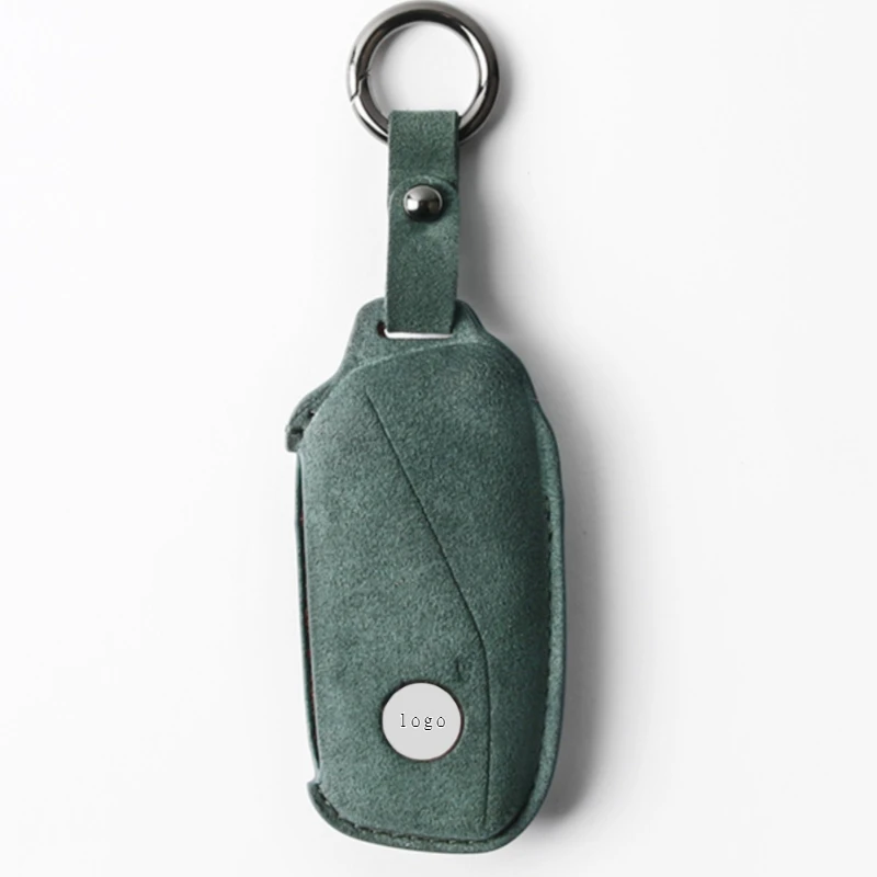 

Alcantara key case For BMW 2023 new 7 Series 740 X7 ix 735Li XM High grade car remote control protective case for men and women