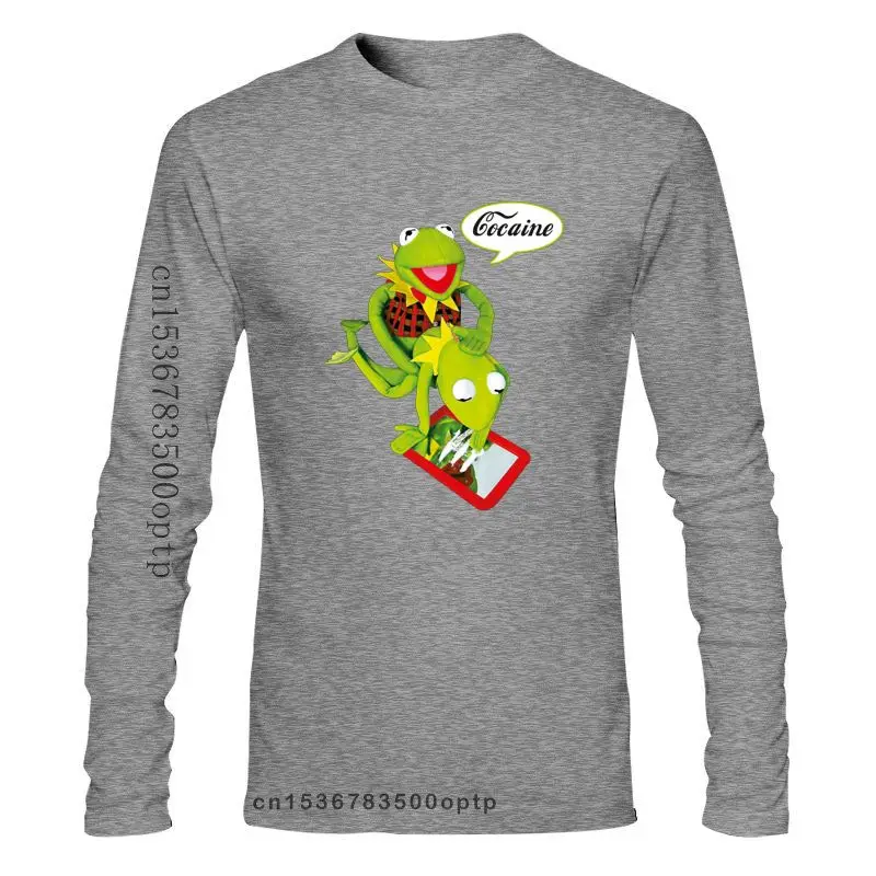 

Новая мужская одежда Kermit Cocain для вечерние фанатская футболка Размер S-XXXL мужские футболки Модная одежда футболка Горячая тема Мужские Корот...