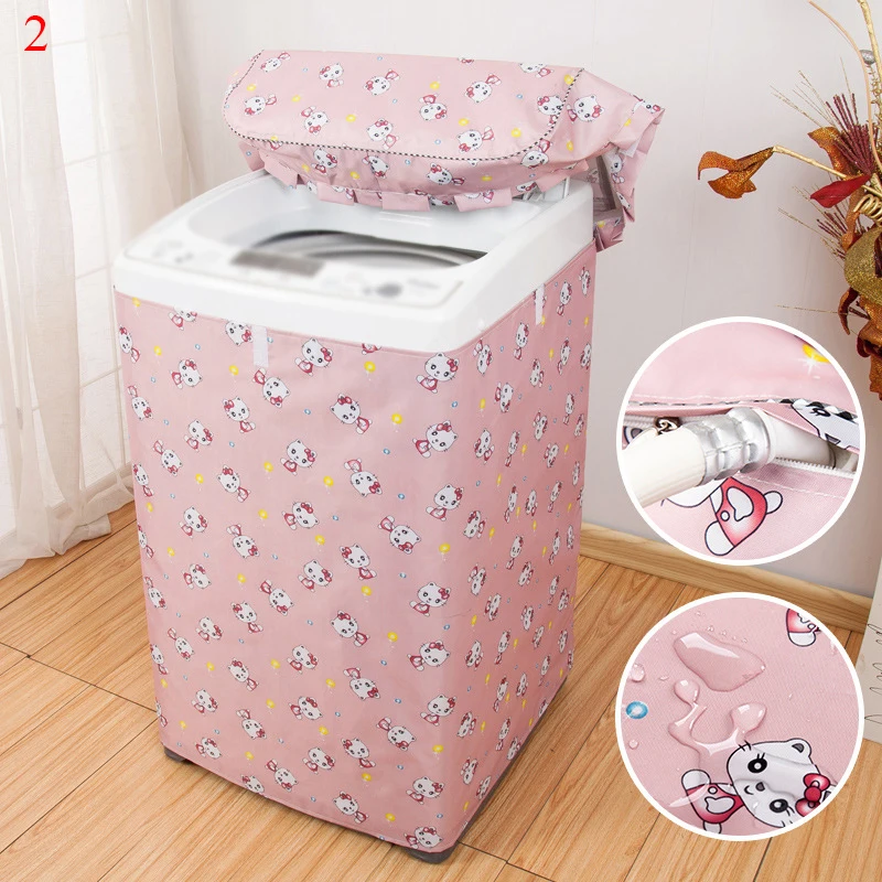 

Home Washing Machine Automatic Dryer Top Dust Cover Sunscreen Waterproof Protector Cover Practical Convenient All-inclusive Case