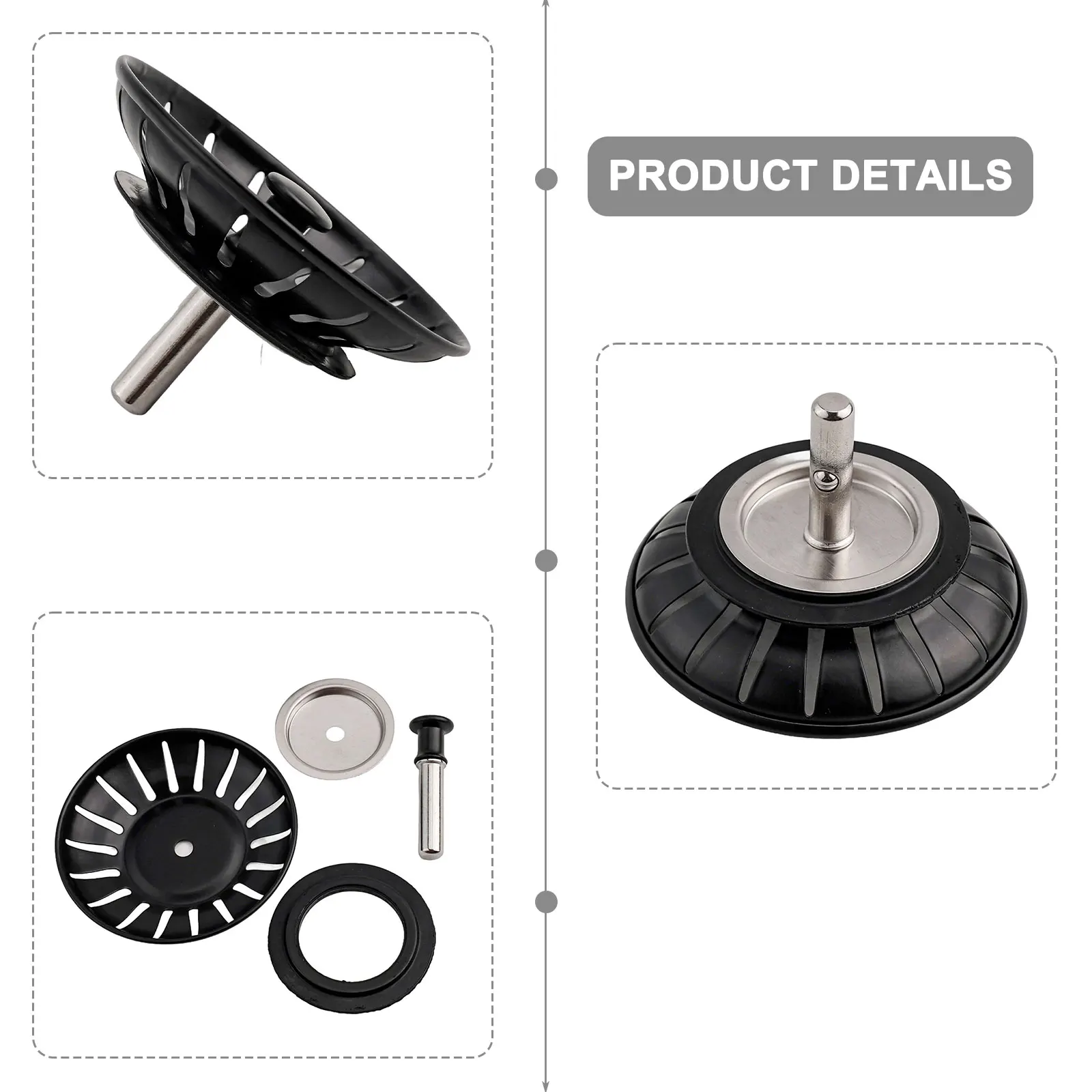 Легко чистится засовы отверстий сменный сливной слив установленный на палец