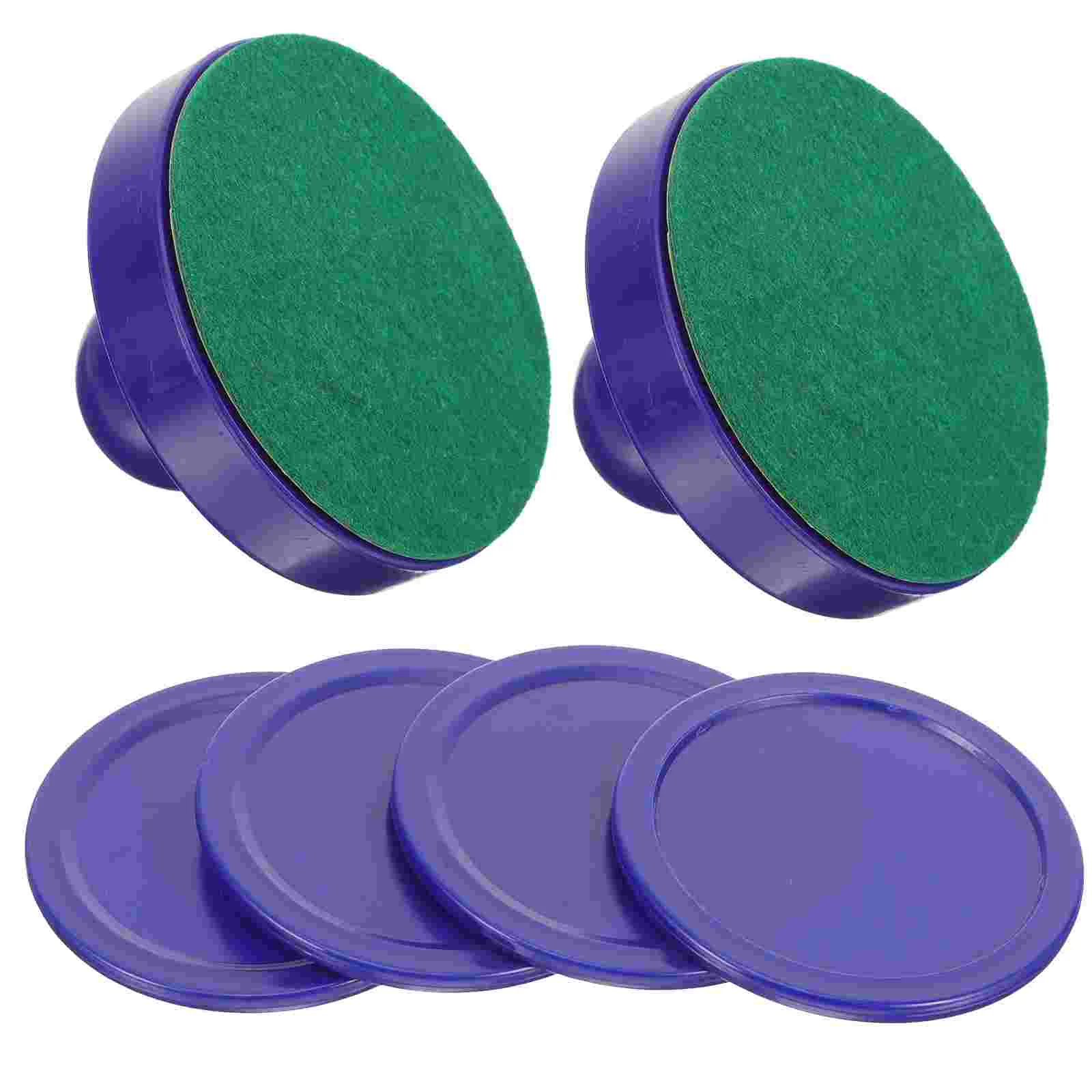 

Plastic Playes Ice Hockey Paddle Plastic Pusher Game Parts Puck Household Party Favors Abs Pucks Paddles