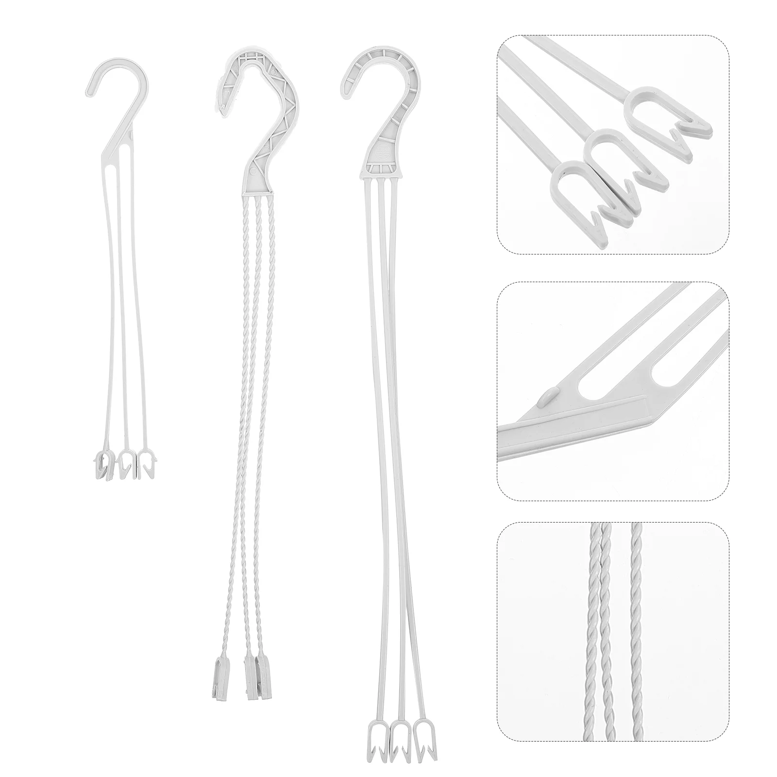 

Chlorophytum Hook Plastic Garden Accessory Hanging Flowerpot Hanger Holder