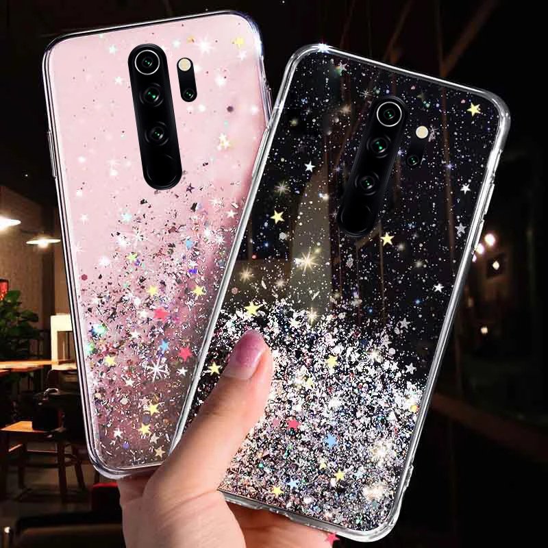 

Phone Case For Xiaomi Redmi 9 9A 9C Cases Glitter Bling Cover Xiaomi Redmi Note 11 9 10 Pro 11S 10S 9S Poco X3 Pro F3 M3 Covers