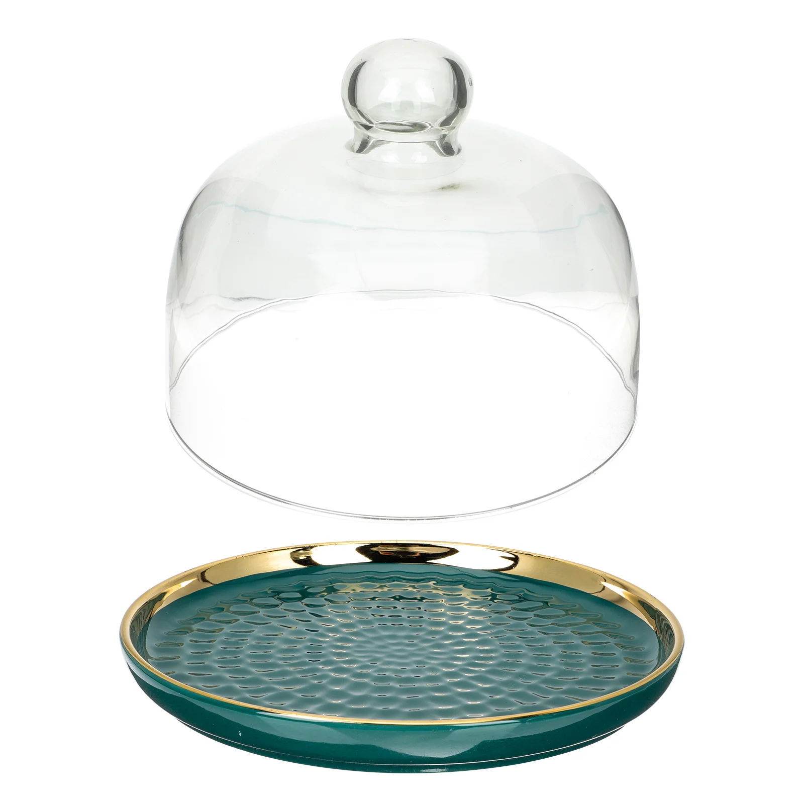 

Cake Cover Dome Dessert Plate Stand Display Tray Cupcake Ceramic Mini Cheese Serving Dish Cloche Platter Pastry Butter Holder