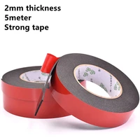 2pcs1pcs 0 5mm 2mm thickness super strong double side adhesive foam tape for mounting fixing pad sticky