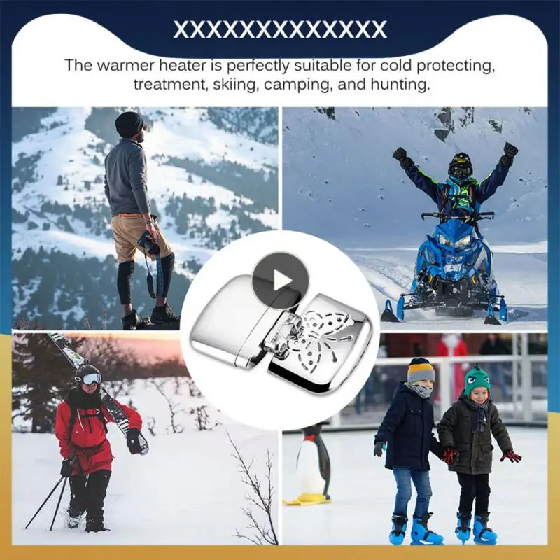 

Winter Warmer Reusable Platinum Pocket Handy Stove Heater Indoor Outdoor Camping Hand Warmer Long-life Fuel Portable Mini