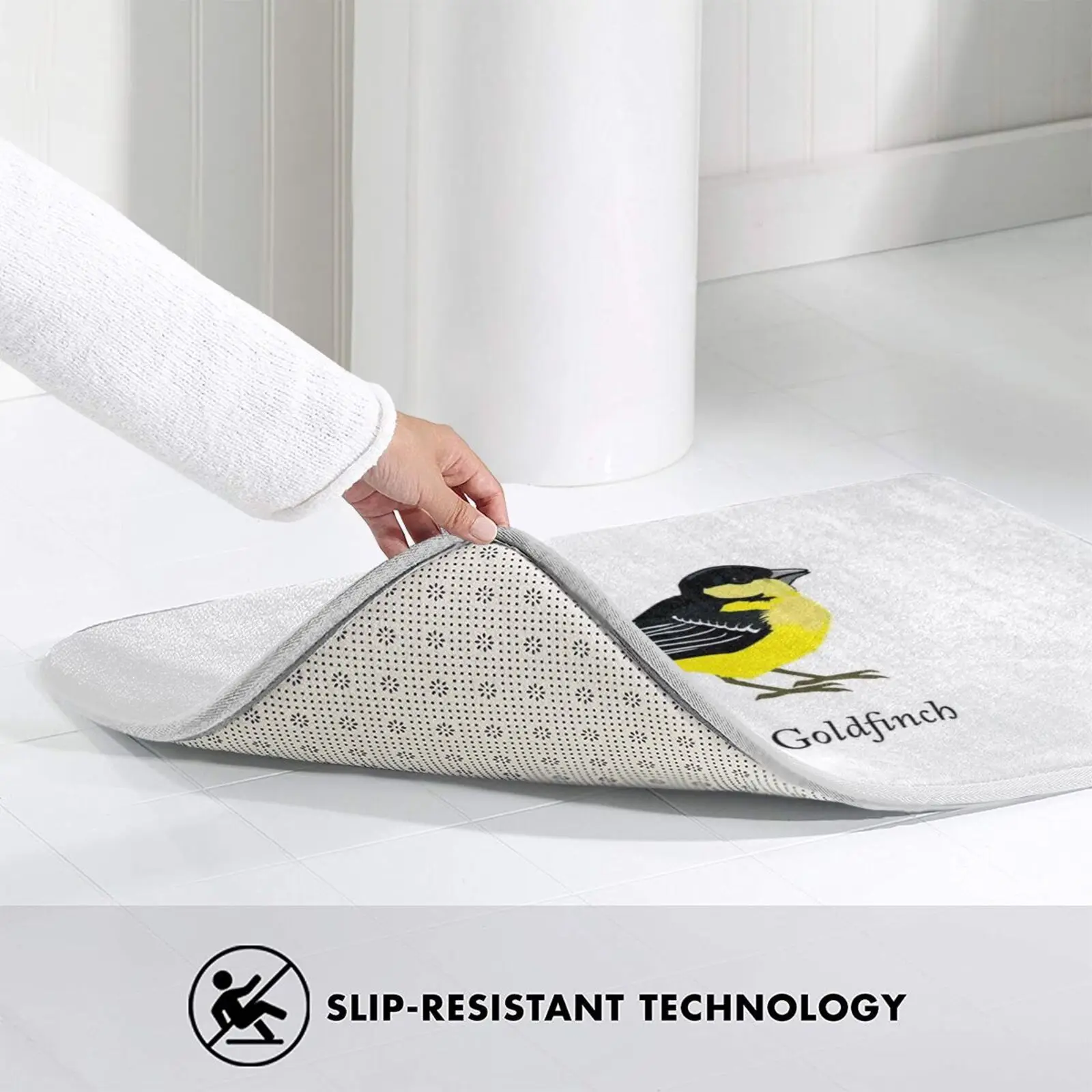 Малый Золотой коврик нескользящий для впитывания воды золотой тонкий черный и