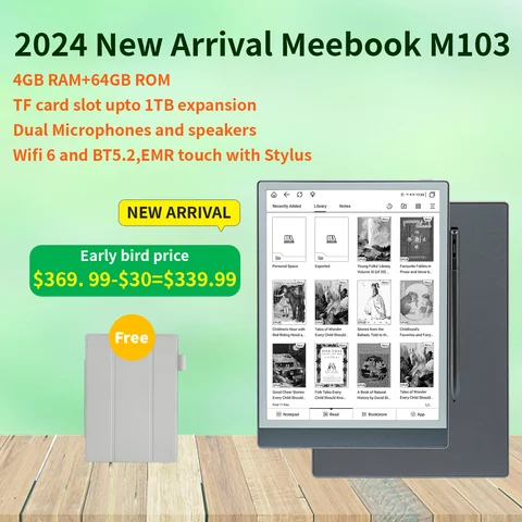 Электронная книга MEEBOOK M103 с поддержкой Micro SD и рукописного ввода