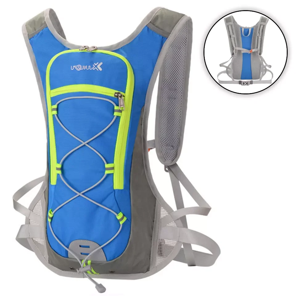 

Portable Cycling Bag Outdoor Running Hiking Camping Ultralight Backpack Breathable Hydration Backpack With 2L Water Bag