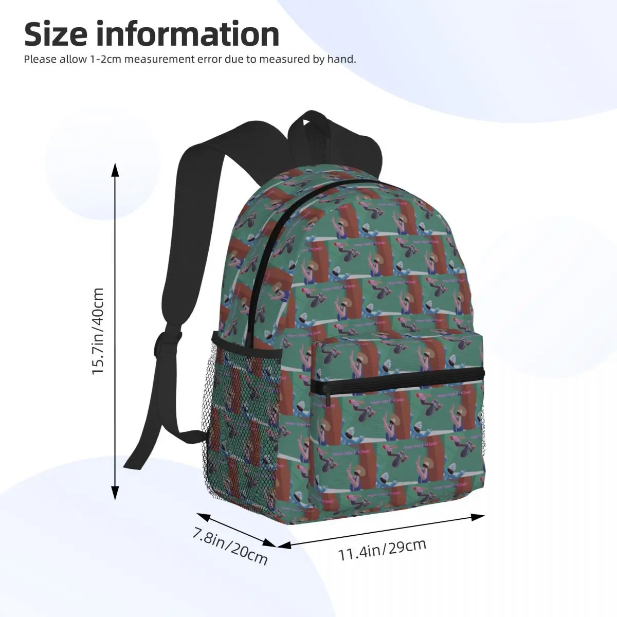 Фото Yeeps Hide And Seek Студенческий рюкзак Школьная сумка Походный дорожный рюкзак для мальчиков и девочек Модная сумка для книг Сумки на плечо №2