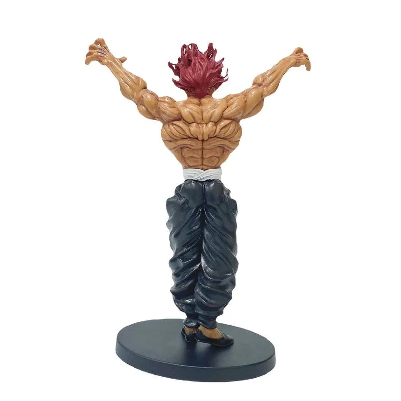 Фигурка Ханмы Баки высотой 22 см, аниме-вентилятор, лошадиный клинок Юдзиро, PVC-игрушки для действий, коллекционные модели, подарок для детей.