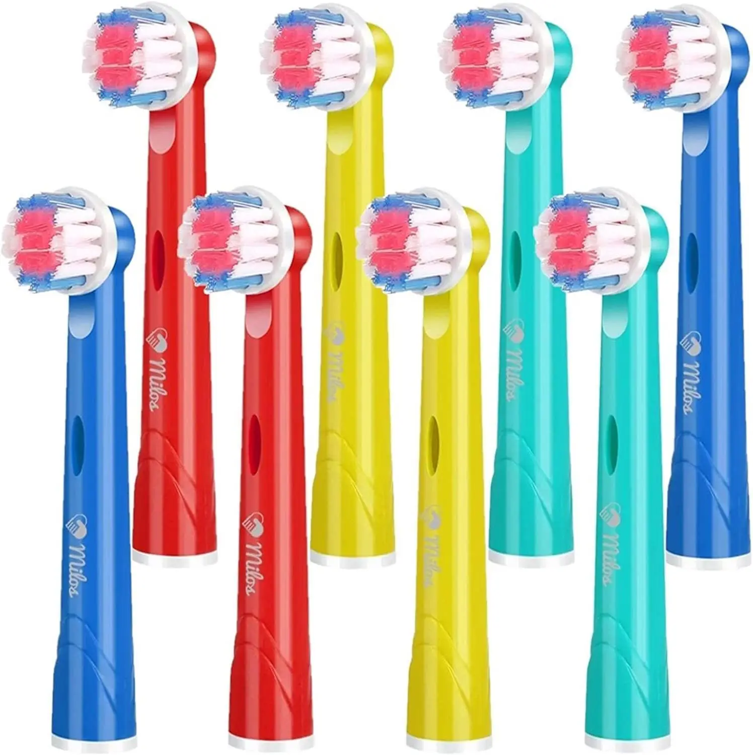 Фото Сменная насадка для зубной щетки Oral B, упаковка из 8/16 шт., очень мягкая щетина, подходит для электрических насадок Braun Sensitive №1