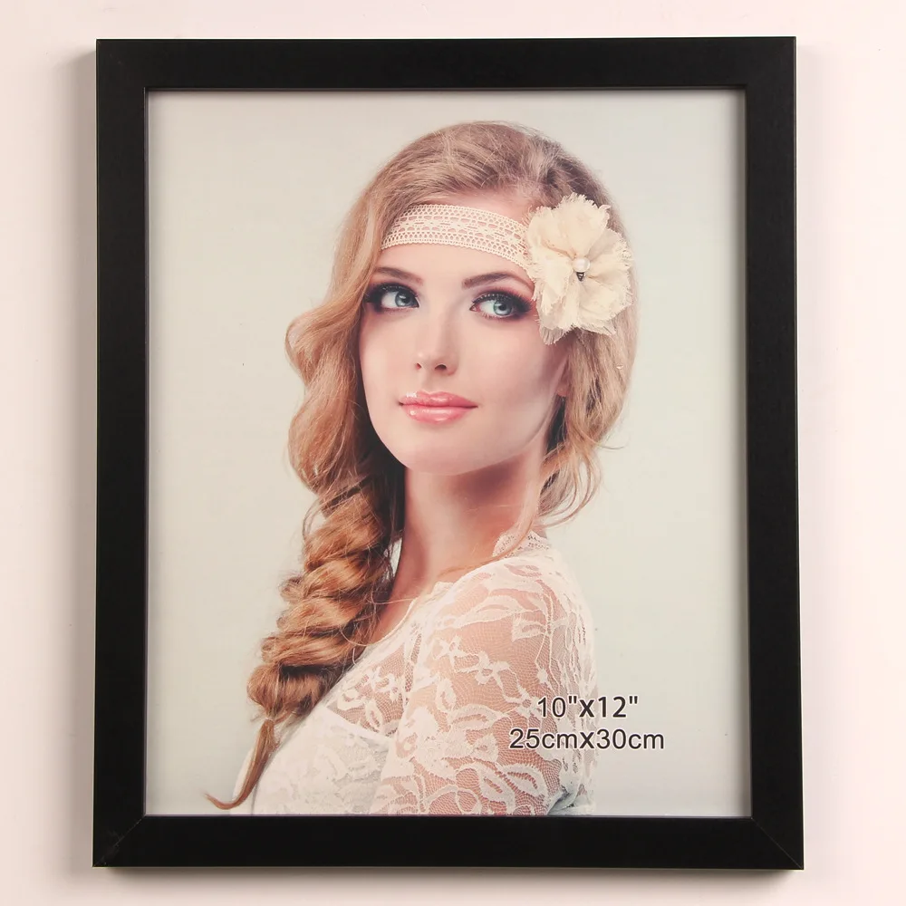 

Непритязающая деревянная рамка для фото, красивая рамка A3 для алмазной живописи, однотонная фоторамка для стены, Рождественское украшение, ...