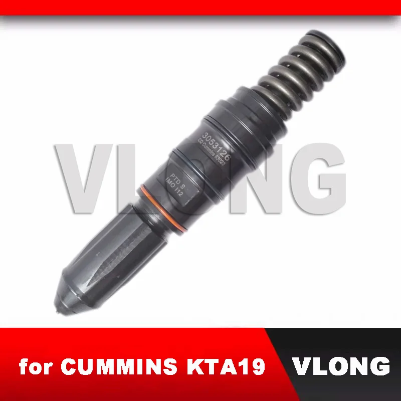 Фото Топливная форсунка для Cummins KTA19 KTA38 KTA50, запасные части для дизельного двигателя, инжектор 3054220 3001485 3016676 3053124 3053128 3053126 №1