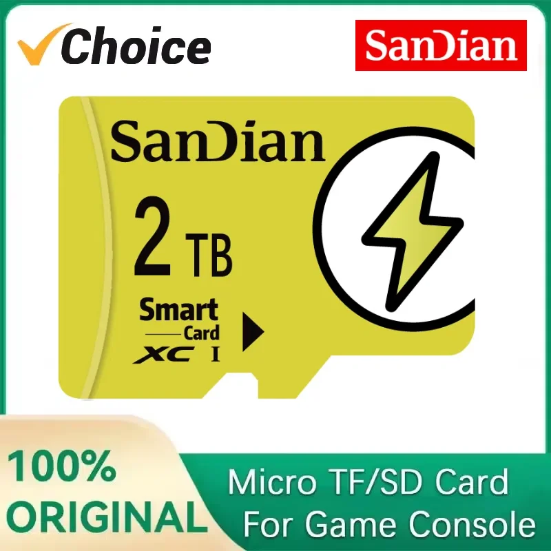 Sandian Оригинальная карта памяти флэш-накопитель 1 ТБ 128 ГБ 256 512 U3 4K V60 класс 10 Micro TF C10