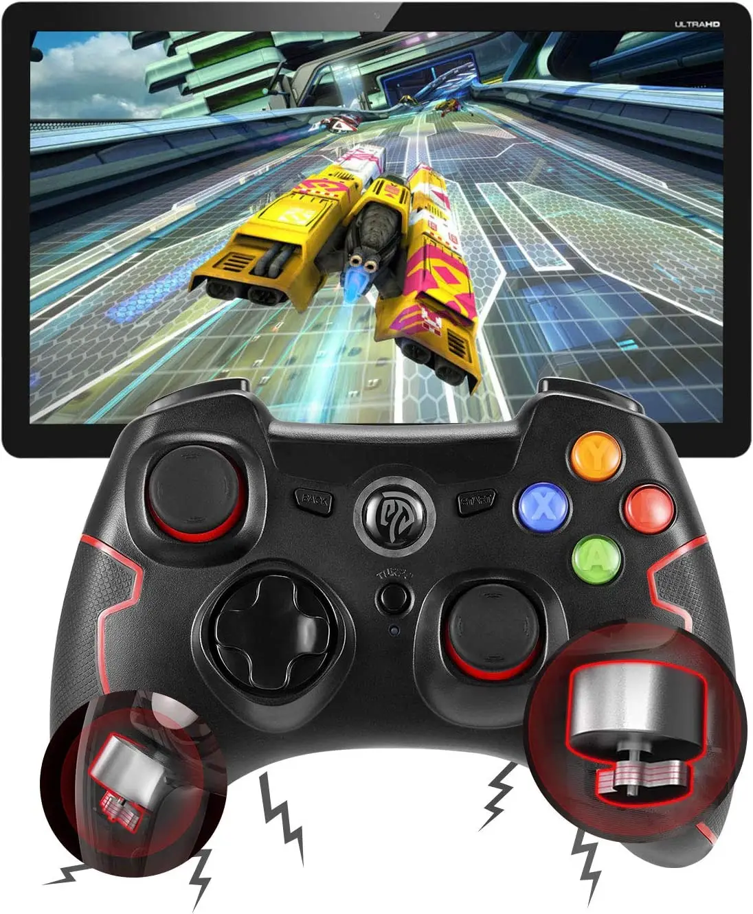 ESM-9013 беспроводной ПК игровой контроллер для Nintendo Switch Win PS3 TV Box телефона Android