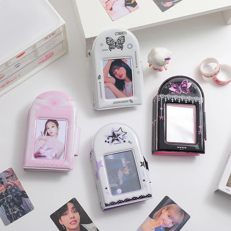 

INS 3 Inch Photocard Holder 40 Pockets Photo Album kpop binder Butterfly binder Album Idol Collect Book Instax Storage Case